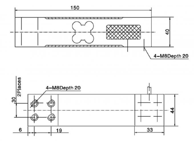 Precision Aluminum Alloy Single Point Load Cell – WL-117 0
